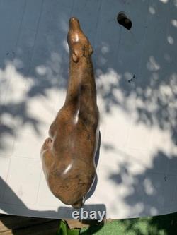 Art Deco Style Bronze Bear Signed P. Chenet
