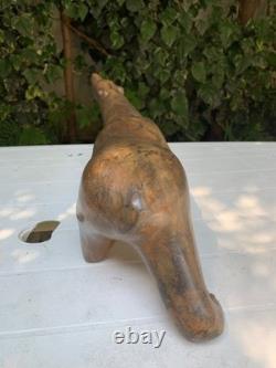 Art Deco Style Bronze Bear Signed P. Chenet