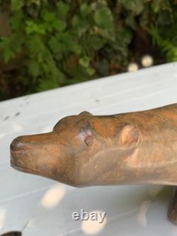 Art Deco Style Bronze Bear Signed P. Chenet