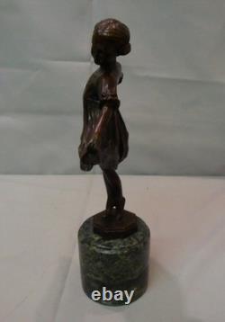 Art Deco Style Opera Dancer Statue Art Nouveau Style Bronze