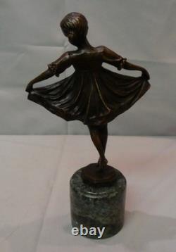 Art Deco Style Opera Dancer Statue Art Nouveau Style Bronze
