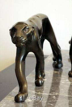 Art Deco Two Panthers Are Marti 1930