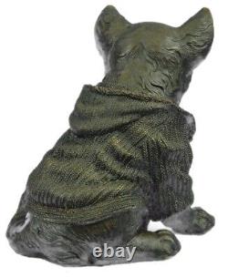 Art Deco Vienna Bronze By Milo Chihuahua Dog Animal Sculpture Home Deco Sale