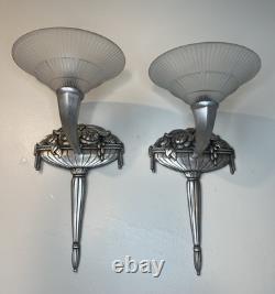 Art Deco Wall Sconces, D'avesn