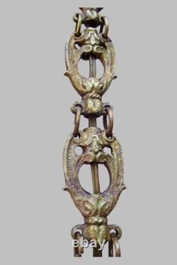 Art Deco alabaster pendant light, 46 cm, bronze mounting, France, 1920s