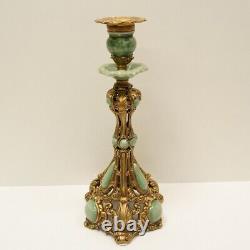 Art Deco and Art Nouveau Style Porcelain Ceramic Candle Holder