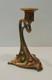 Art Deco And Art Nouveau Style Solid Bronze Candelabra