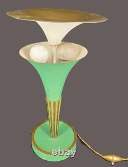 Art Deco bronze lamp base, 1940s-50s, PERZEL, height 39 cm