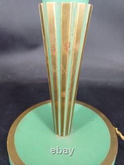 Art Deco bronze lamp base, 1940s-50s, PERZEL, height 39 cm