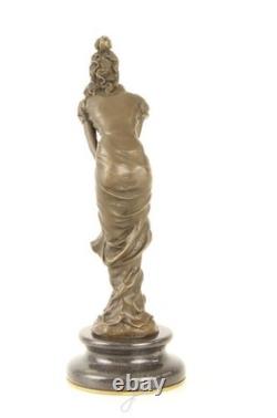 Art Deco bronze sculpture of a dancer after L. Bistolfi