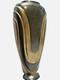 Art Deco Bronze Vase With Black And Patinated Gold Decoration