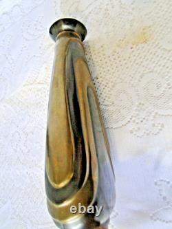 Art Deco bronze vase with black and patinated gold decoration