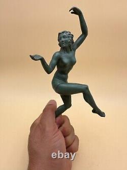 Art Deco era regule sculpture of a dancer without base