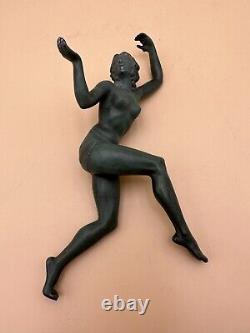 Art Deco era regule sculpture of a dancer without base