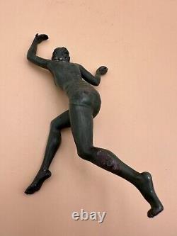 Art Deco era regule sculpture of a dancer without base