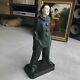 Art Deco Sculpture Signed Le Verrier Regule Patina Antique Vintage Bronze