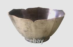 Art Deco silver-plated bronze bowl