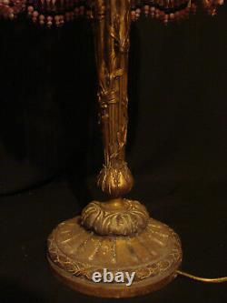 Art Nouveau Lamp Early Art Deco In Bronze