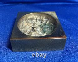 Ashtray and Pocket Emptying Dish Monique Gerber Signed Bronze