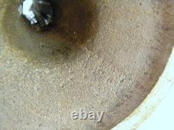 Avant-garde early 20th century lamp base / candle holder bronze Art Nouveau / Art Deco