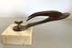 Becquerel Rare Old Automobile Mascot Bronze Radiator Cap Art Deco