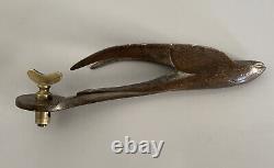 BECQUEREL rare old automobile mascot bronze radiator cap Art Deco