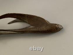 BECQUEREL rare old automobile mascot bronze radiator cap Art Deco