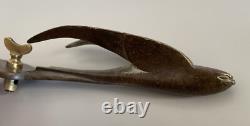 BECQUEREL rare old automobile mascot bronze radiator cap Art Deco