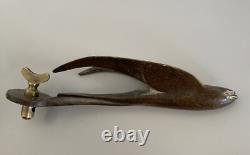 BECQUEREL rare old automobile mascot bronze radiator cap Art Deco