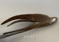 BECQUEREL rare old automobile mascot bronze radiator cap Art Deco