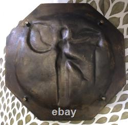 BRONZE MEDAL PLAQUE TURIN ART DECO NEW MEDAL BY TURIN DIAMETER 159 mm