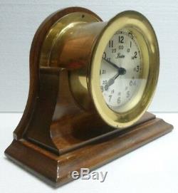 Beautiful Marine Pendulum Boston With Ringer With Wooden Stand