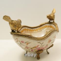 Bird Basket Table Centerpiece Art Deco Art Nouveau Style P
