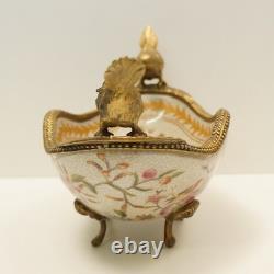Bird Basket Table Centerpiece Art Deco Art Nouveau Style P