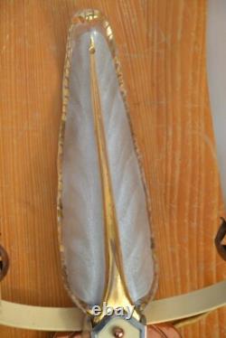 Brass wall lamp style EZAN PETITOT Art Deco CIRCA 1940