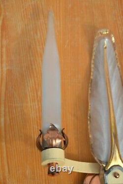 Brass wall lamp style EZAN PETITOT Art Deco CIRCA 1940
