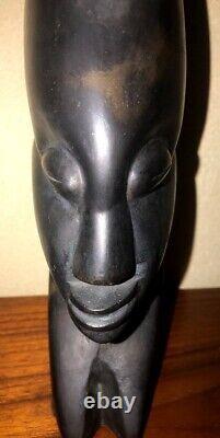 Bronze Africanist Art Deco Bust