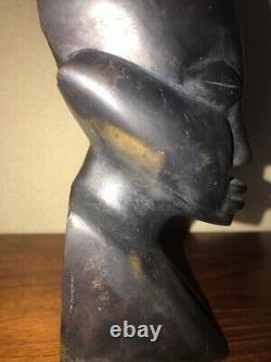 Bronze Africanist Art Deco Bust