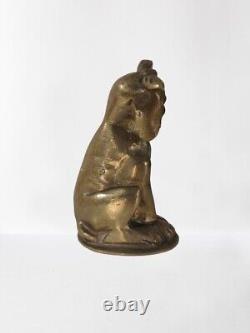 Bronze Animalier The Toothache after Marcel Ludovic Baise - Art Deco Period