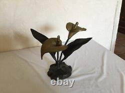 # Bronze Art Beautiful Sculpture Deco Floral Agrum