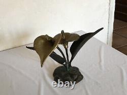 # Bronze Art Beautiful Sculpture Deco Floral Agrum