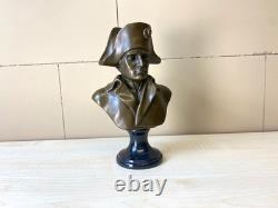 Bronze Art Deco Bust of Napoleon Bonaparte after Antonio Canova
