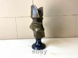 Bronze Art Deco Bust of Napoleon Bonaparte after Antonio Canova