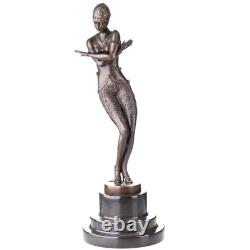 Bronze Art Deco Dancer Coy Dancer after Ferdinand Preiss