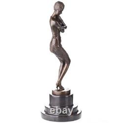 Bronze Art Deco Dancer Coy Dancer after Ferdinand Preiss