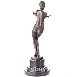 Bronze Art Deco Dancer Coy Dancer after Ferdinand Preiss