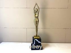 Bronze Art Deco Dancer Sculpture Polished Starfish after Demetre Chiparus Bronze Art Deco Dancer Sculpture Polished Starfish after Demetre Chiparus
