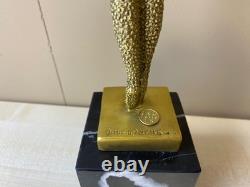 Bronze Art Deco Dancer Sculpture Polished Starfish after Demetre Chiparus Bronze Art Deco Dancer Sculpture Polished Starfish after Demetre Chiparus