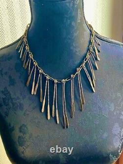 Bronze Art Deco Ethnic Vintage Necklace No.2 - Michel Buffet