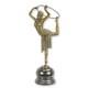 Bronze Art Deco Nouveau Statue Sculpture Woman Dancer Ring Dsdc-4 Modern